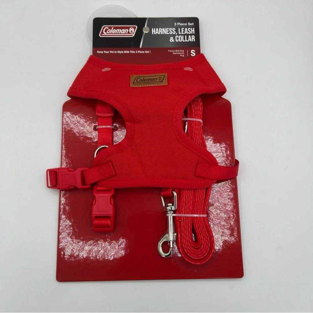Coleman 3-pc Set Harness, Leash, Collar‎ for Dogs